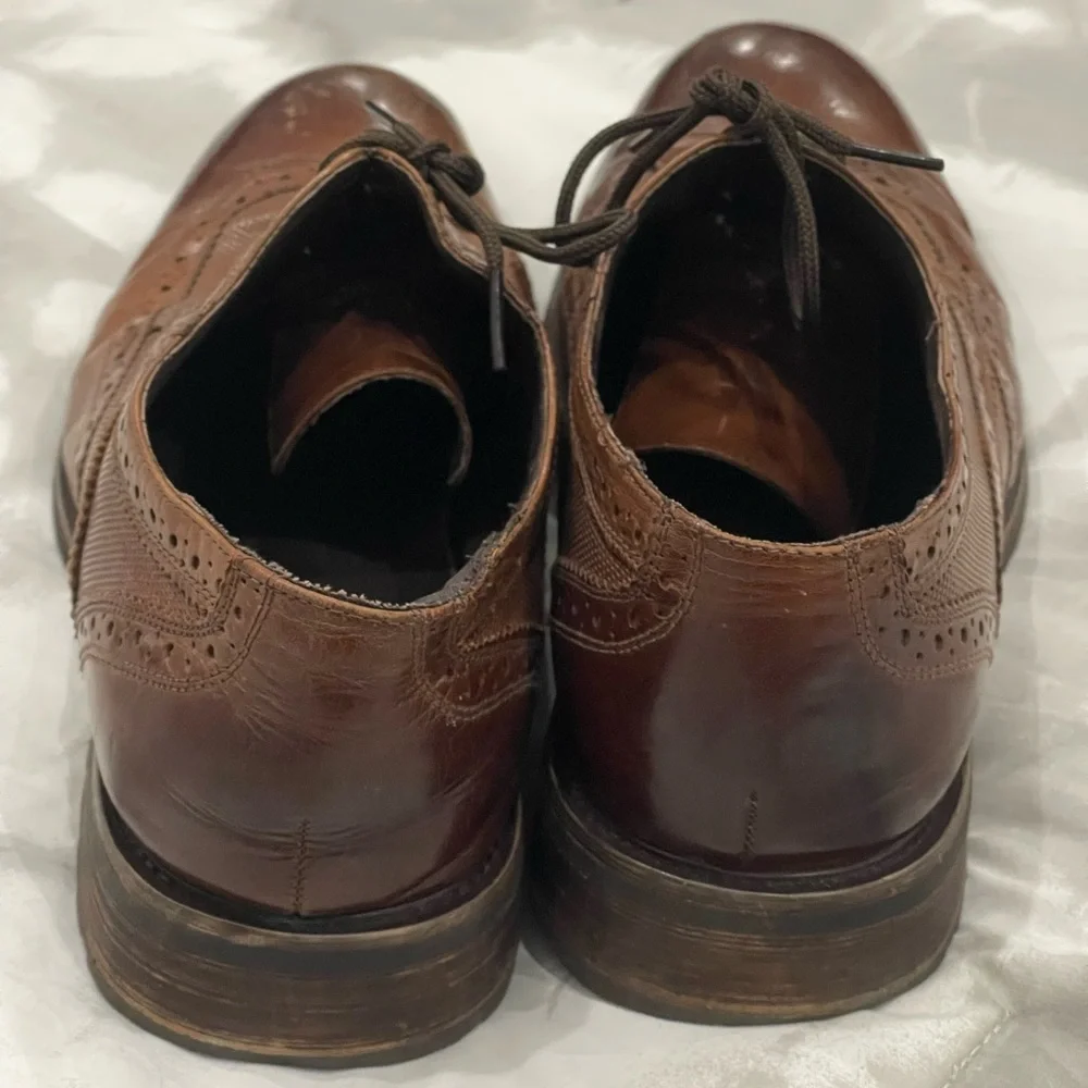 Steve Madden 10 Persey Leather Upper Lace Up‎ Loafers